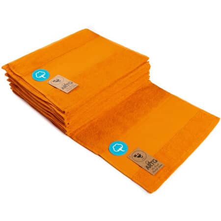 PRINT-Me® Guest Towel in Bright Orange von A&R (Artnum: AR074
