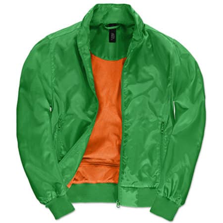 Modische Lightweight Blouson-Jacke für Damen in Real Green|Neon Orange von B&C (Artnum: BCJW964