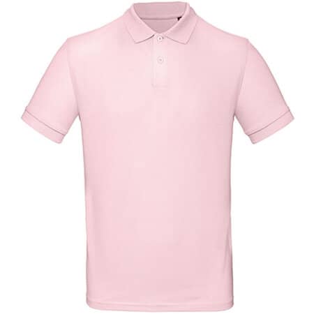 Klassisches Herren-Poloshirt aus Bio-Baumwolle in Orchid Pink von B&C (Artnum: BCPM430