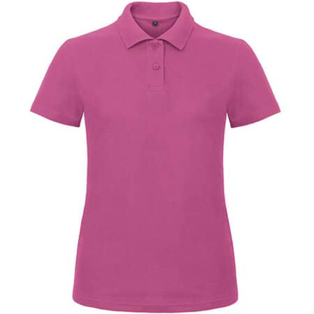 Basic Damen-Poloshirt in Fuchsia von B&C (Artnum: BCPWI11