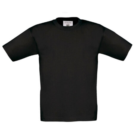 Klassisches Kinder T-Shirt in Black von B&C (Artnum: BCTK301