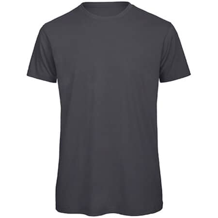 Medium Fit Herren T-Shirt aus Bio-Baumwolle in Dark Grey (Solid) von B&C (Artnum: BCTM042