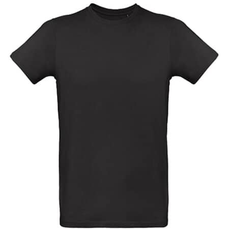 Klassisches Herren T-Shirt aus Bio-Baumwolle in Black von B&C (Artnum: BCTM048