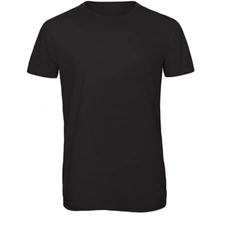 Herren Triblend T-Shirt in Black von B&C (Artnum: BCTM055