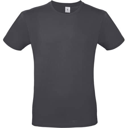 Basic Herren T-Shirt in Dark Grey (Solid) von B&C (Artnum: BCTU01T