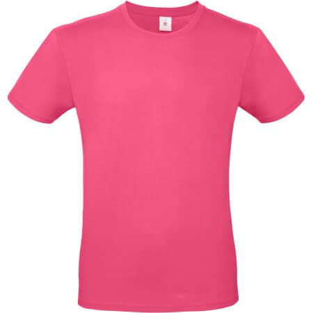 Basic Herren T-Shirt in Fuchsia von B&C (Artnum: BCTU01T