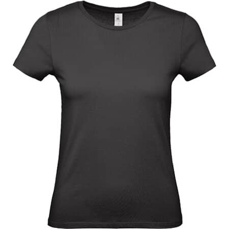 Basic Damen T-Shirt in Black von B&C (Artnum: BCTW02T