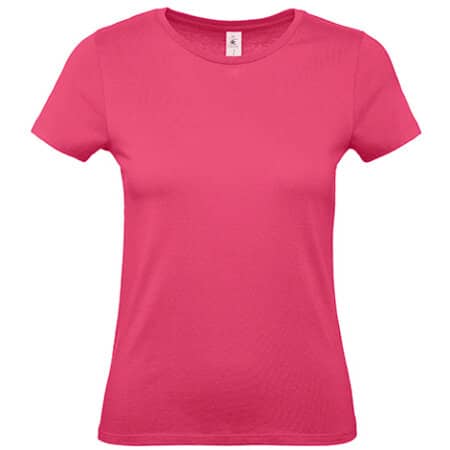 Basic Damen T-Shirt in Fuchsia von B&C (Artnum: BCTW02T