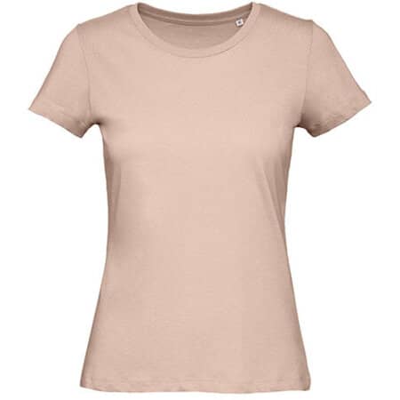 Basic Damen T-Shirt aus Bio-Baumwolle in Millennial Pink von B&C (Artnum: BCTW043