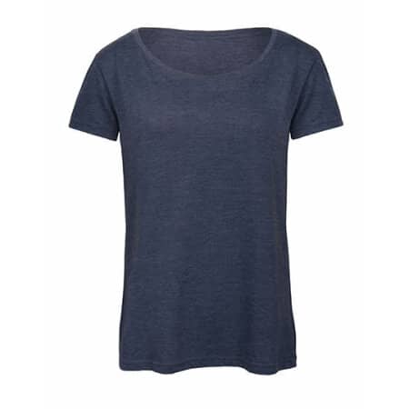 Damen T-Shirt mit Triblend-Effekt von B&C (Artnum: BCTW056