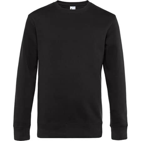 Extra weicher Herren-Sweater in Black Pure von B&C (Artnum: BCWU01K