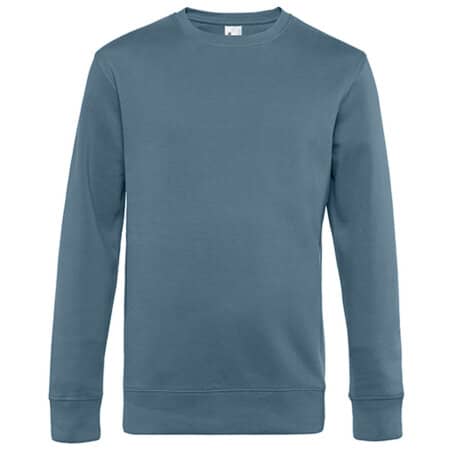 Extra weicher Herren-Sweater in Nordic Blue von B&C (Artnum: BCWU01K