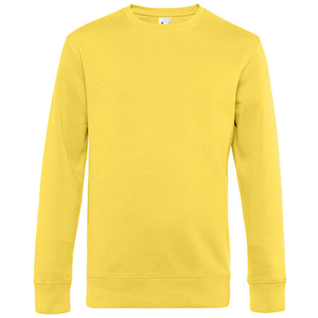Extra weicher Herren-Sweater in Yellow Fizz von B&C (Artnum: BCWU01K