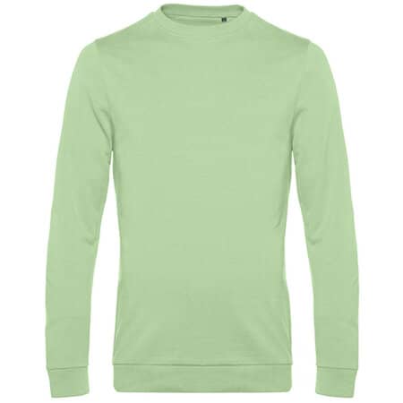 Leichtes Basic Herren-Sweatshirt in Light Jade von B&C (Artnum: BCWU01W