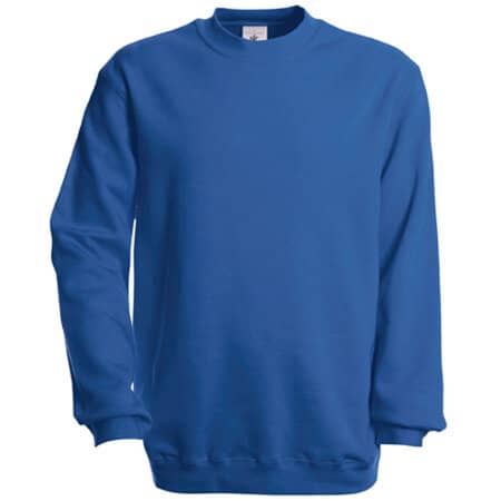 Strapazierfähiges Herren-Sweatshirt in Royal Blue von B&C (Artnum: BCWU600