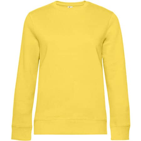 Extra weiches Damen-Sweatshirt in Yellow Fizz von B&C (Artnum: BCWW01Q