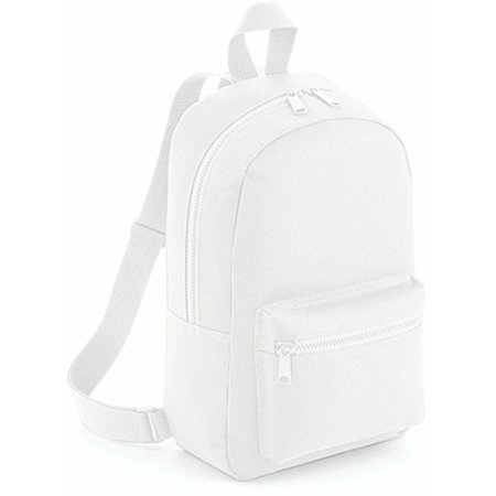 Mini Essential Fashion Backpack in White von BagBase (Artnum: BG153
