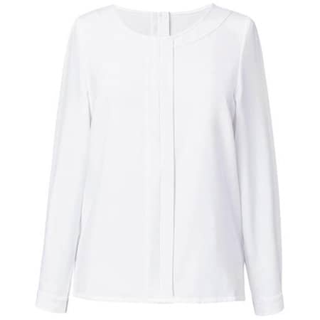 Women`s Riola Long Sleeve Blouse in White von Brook Taverner (Artnum: BR800