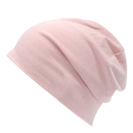 Komfortabler Beanie aus Bio-Baumwolle in Light Pink von Brain Waves (Artnum: BW8021