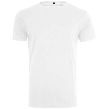 Light T-Shirt Round Neck in White von Build Your Brand (Artnum: BY005