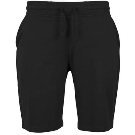 Leichte Herren-Shorts mit Kordelzug in Black von Build Your Brand (Artnum: BY080