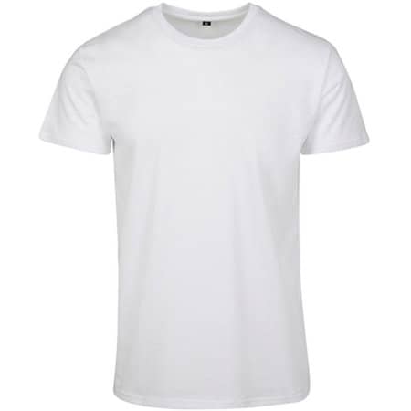 Basic T-Shirt in White von Build Your Brand (Artnum: BY090