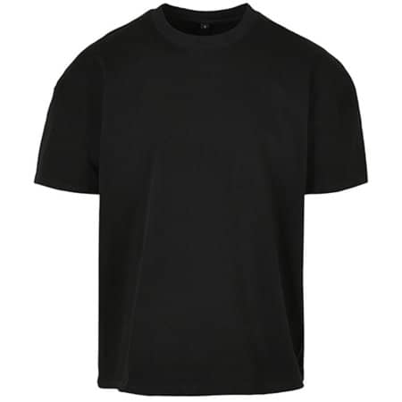 Extra schweres kastenförmiges Herren T-Shirt in Black von Build Your Brand (Artnum: BY163