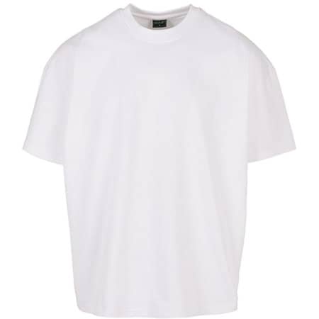 Extra schweres kastenförmiges Herren T-Shirt in White von Build Your Brand (Artnum: BY163