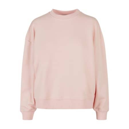 Damen-Sweatshirt im Oversized-Schnitt in Pink von Build Your Brand (Artnum: BY212