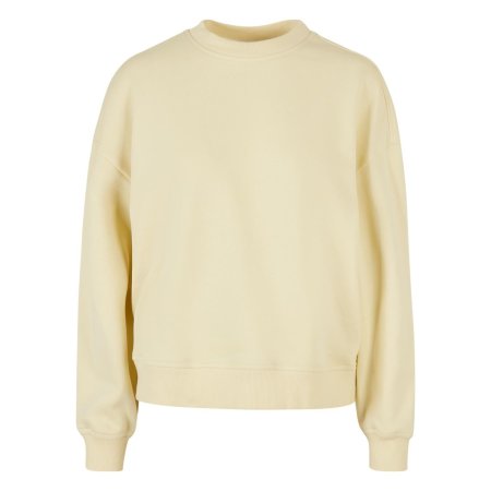 Damen-Sweatshirt im Oversized-Schnitt in Soft Yellow von Build Your Brand (Artnum: BY212