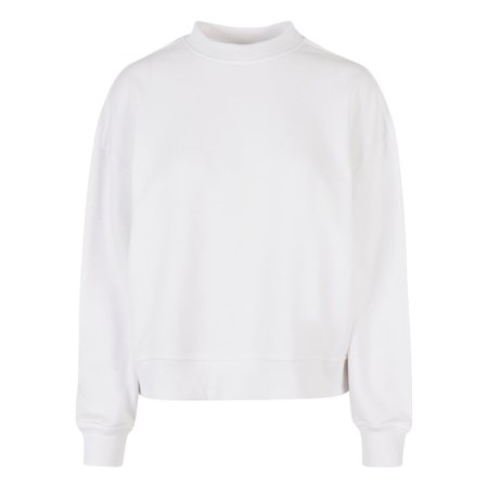 Damen-Sweatshirt im Oversized-Schnitt in White von Build Your Brand (Artnum: BY212