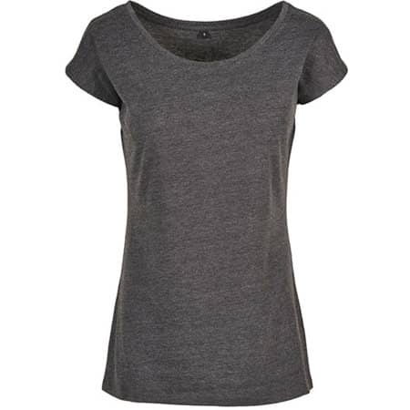 Weit geschnittenes Damen T-Shirt in Charcoal von Build Your Brand Basic (Artnum: BYBB013