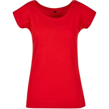 Weit geschnittenes Damen T-Shirt in City Red von Build Your Brand Basic (Artnum: BYBB013