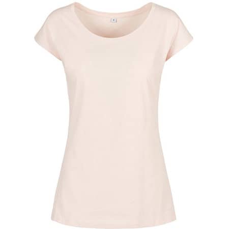 Weit geschnittenes Damen T-Shirt in Pink von Build Your Brand Basic (Artnum: BYBB013