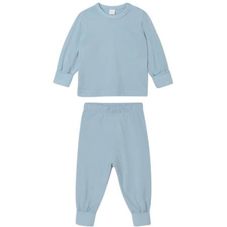 Baby Pyjamas in Dusty Blue von Babybugz (Artnum: BZ67