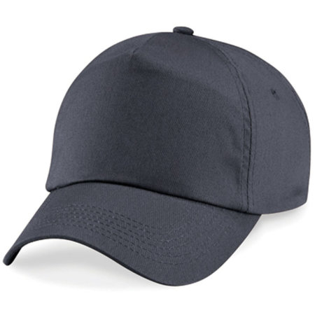 Basic Baseball-Cap mit Klettverschluss in Graphite Grey von Beechfield (Artnum: CB10