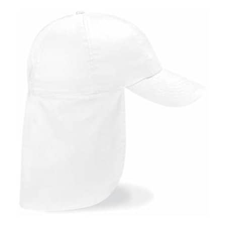 Junior Legionnaire Style Cap in White von Beechfield (Artnum: CB11b