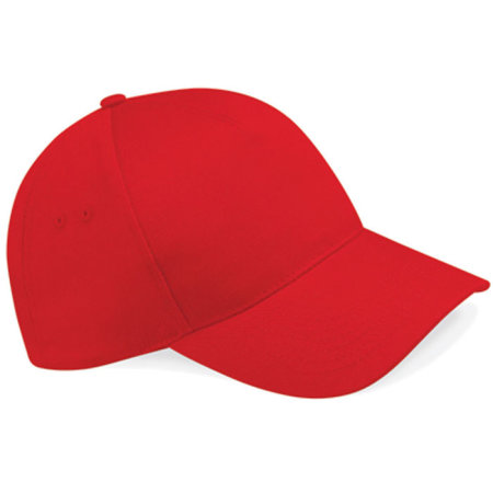 Klassische Baseball-Kappe mit Klettverschluss in Classic Red von Beechfield (Artnum: CB15