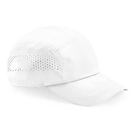 Technical Running Cap in White von Beechfield (Artnum: CB188