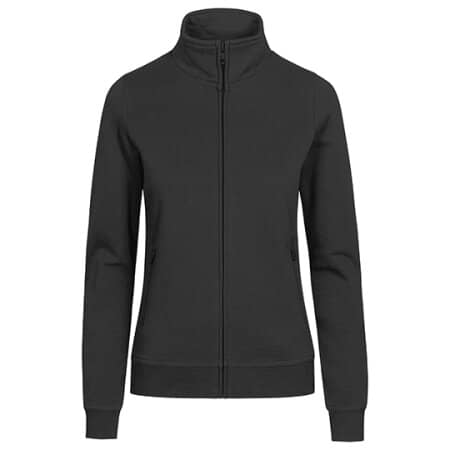 Women´s Sweatjacket in Charcoal (Solid) von EXCD by Promodoro (Artnum: CD5275