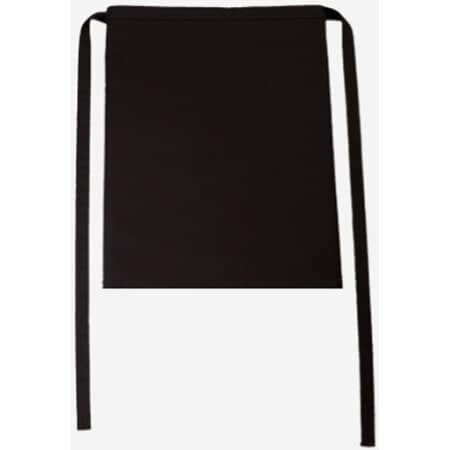 Bistroschürze Roma 50 x 78 cm in Black von CG Workwear (Artnum: CGW123