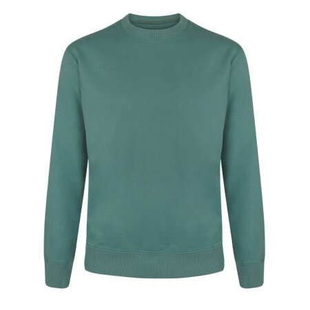 Faires Unisex Heavy Sweatshirt aus nachhaltiger Bio-Baumwolle in Sage Green von Continental Clothing (Artnum: COR62