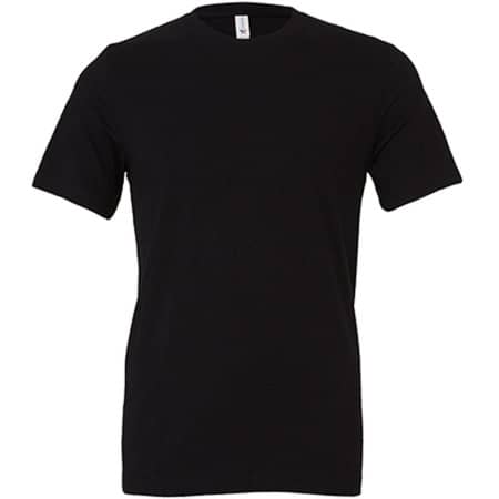 Unisex Jersey Crew Neck T-Shirt in Black von Canvas (Artnum: CV3001