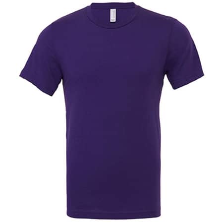 Unisex Jersey Crew Neck T-Shirt in Team Purple von Canvas (Artnum: CV3001