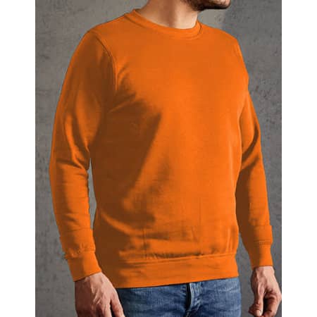New Men`s Sweater 80/20 in Orange von Promodoro (Artnum: E2199N