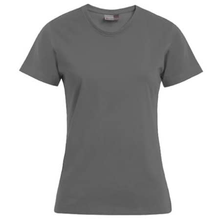 Schmal geschnittenes Premium Damen T-Shirt in Graphite (Solid) von Promodoro (Artnum: E3005