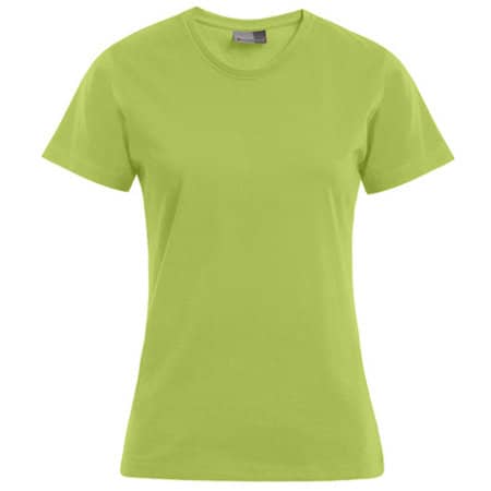 Schmal geschnittenes Premium Damen T-Shirt in Wild Lime von Promodoro (Artnum: E3005