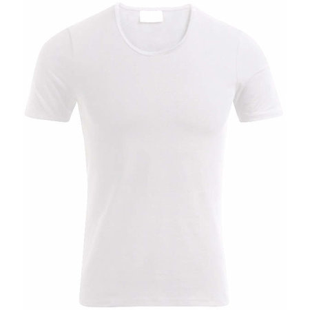 Schlankes Herren T-Shirt in White von Promodoro (Artnum: E3081