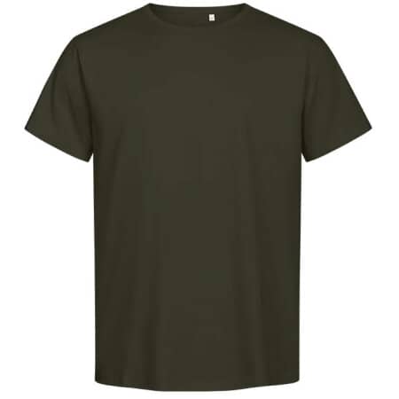 Herren Premium T-Shirt aus nachhaltiger Bio-Baumwolle in Khaki von Promodoro (Artnum: E3090