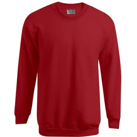 Weiches Herren-Sweatshirt in Fire Red von Promodoro (Artnum: E5099N